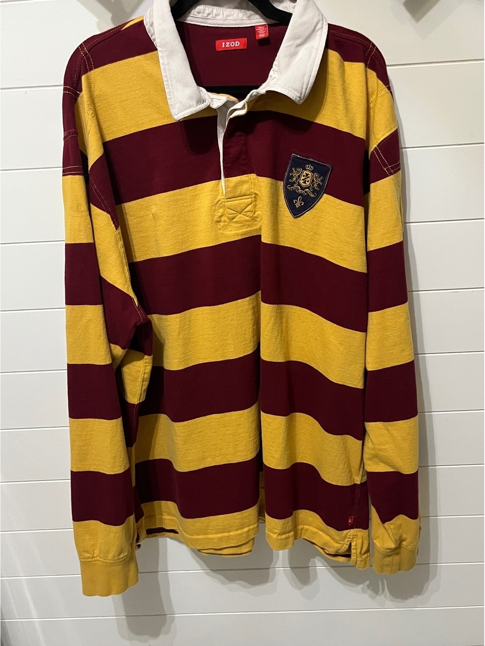 IZOD Men's 3XLT Rugby Shirt